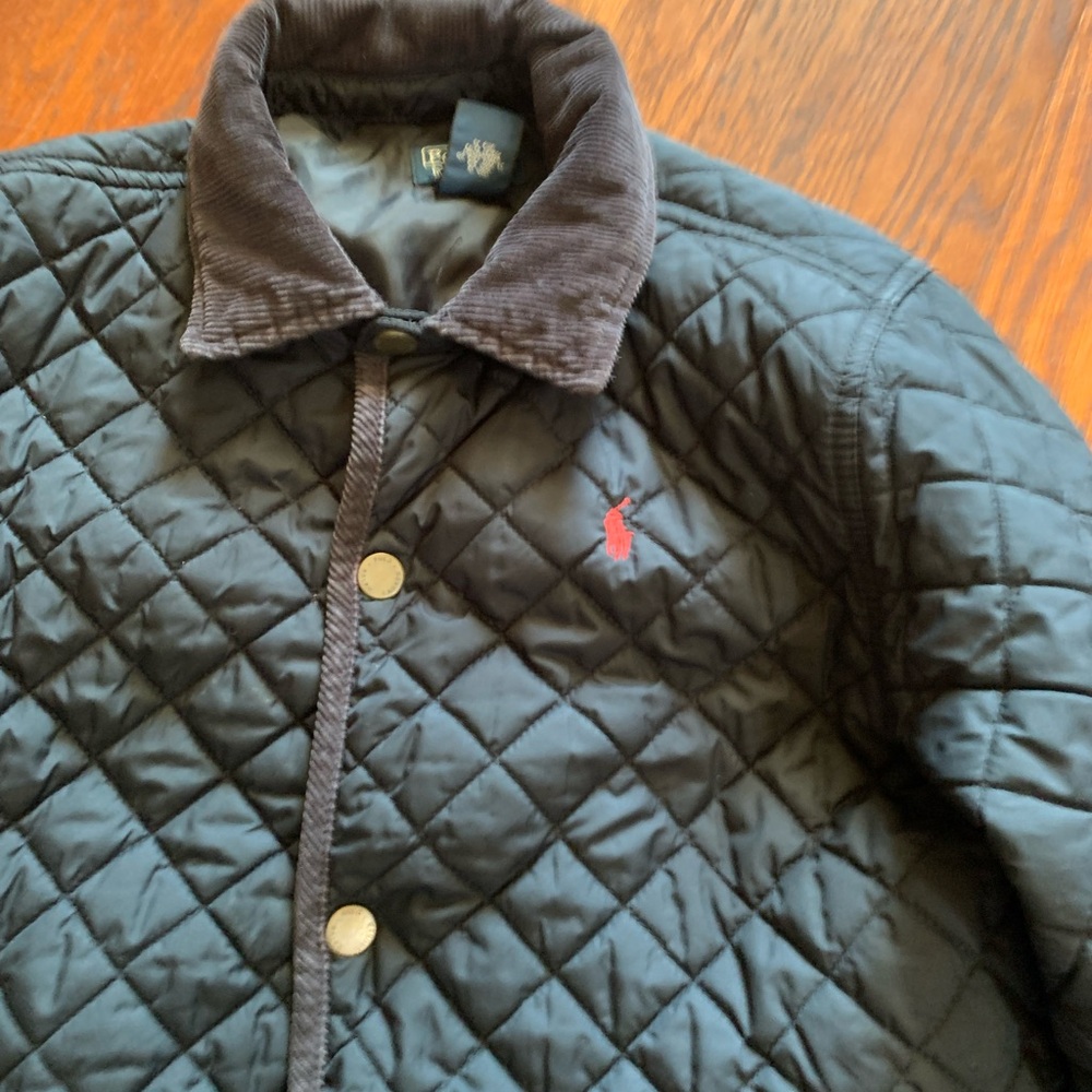 Ralph Lauren Kids Navy Quilted Puffer Jacket